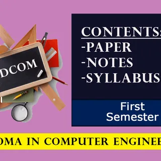 First Semester - Diploma in Computer Engineering