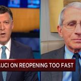 Fauci: Let's face it, not reopening soon enough could cause "irreparable damage"