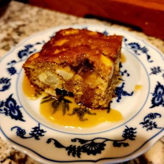 Apple Cake with Cider Whiskey Glaze