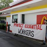McCOVID protest combo: McDonald’s workers PPE strike hits stores, shareholders meeting