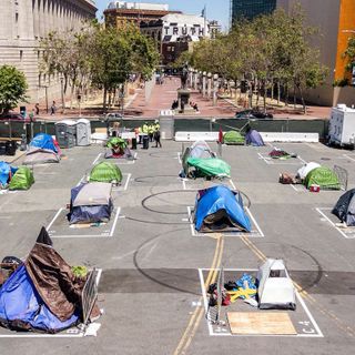 San Francisco socially distances its homeless encampments amid coronavirus pandemic