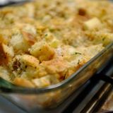 Savory Apple Bread Pudding