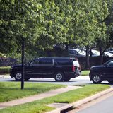 President Trump hits golf course for first time since coronavirus crisis shut down nation