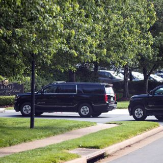 President Trump hits golf course for first time since coronavirus crisis shut down nation