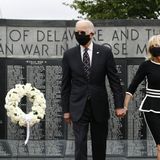 Biden marks Memorial Day at veterans park near Delaware home