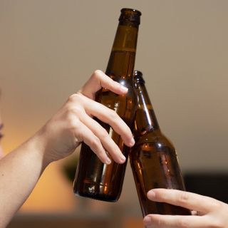 I gave my 13 year-olds beers at home - and they're fine, so far