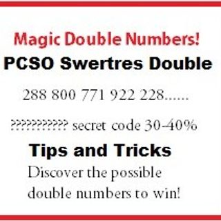 PCSO Swertres Double Number Combination | Swertres Tips To Win