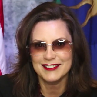 Gov. Gretchen Whitmer at last dons pair of Cartier 'Buffs' sunglasses in Detroit salute