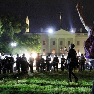 Trump slams White House protesters as 'just there to cause trouble' as DC mayor defends city | CNN Politics