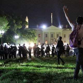 Night of destruction across D.C. after protesters clash with police outside White House