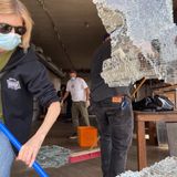 Following Chaotic Night In LA, Strangers Come Together To Start The Cleanup