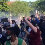 D.C. police use tear gas to clear protesters from Lafayette Park moments before Trump speech