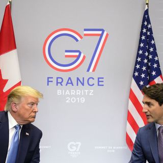 Trudeau rejects Trump suggestion to expand Group of Seven to readmit Russia