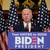 Biden, seeking a contrast with Trump, denounces the incumbent’s show of force against protesters and vows to heal racial wounds