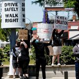 Hundreds peacefully rally in Ferndale to oppose police brutality