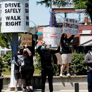 Hundreds peacefully rally in Ferndale to oppose police brutality