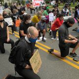 Protests heat up early Wednesday with pepper pellets and fireworks near White House