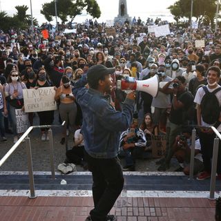 Tear-gas exploded inside county government center, apparently by accident