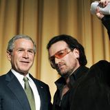 Bono: 'I've Grown Very Fond' of George W. Bush