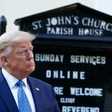 Trump has attended church 14 times since taking office — including photo-ops