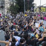 As peaceful protests continue, LAPD budget could be cut by up to $150 million to reinvest in communities of color