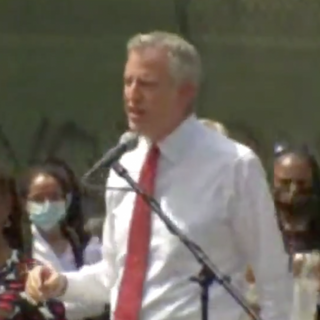 Bill de Blasio gets mercilessly booed at George Floyd memorial service