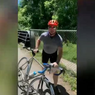 Cyclist Sought for Assault of People Posting Racial Injustice Flyers Along Maryland Trail