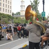 Demonstrators Return to DC Church Square in Vigil For Floyd