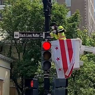 DC street near White House renamed ‘Black Lives Matter Plaza’