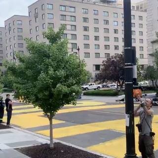 The city of Washington, D.C., is writing 'Black Lives Matter' in 35-foot letters outside the White House