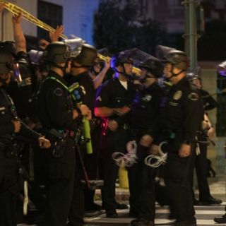 Advocates sue LAPD over protest tactics, alleging disabled homeless man was shot in face with rubber bullets (Warning: graphic images)