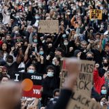 Protesters support Black Lives Matter on 3 continents