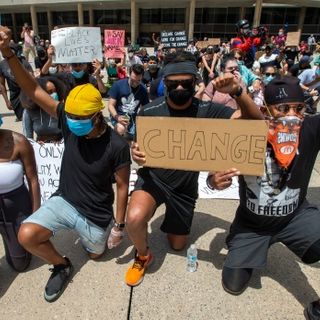 Crowds fill downtown Toronto streets to protest anti-Black racism