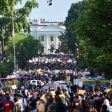 Even with large crowds and extreme heat, a peaceful 9th day of George Floyd protests in DC - WTOP News