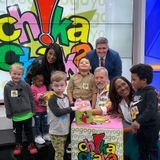 WISH-TV kids play 'Chika Chaka' with toy inventors Mike and Melissa Giles