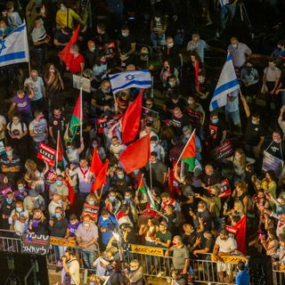 Opinion | Palestinian Lives Matter: Huge Jewish-Arab Rally in Tel Aviv Decries Netanyahu's Plan to Annex 1/3 of West Bank