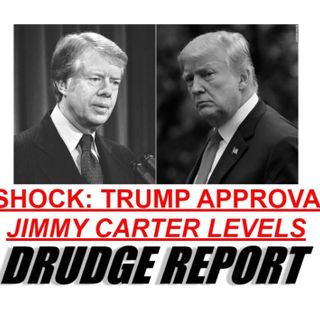 Drudge Compares Trump to Jimmy Carter in Devastating Banner Headline on President's Lagging Polls