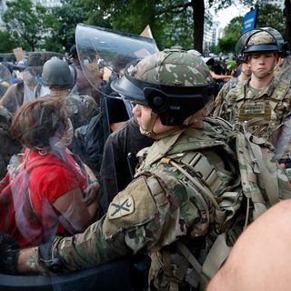 ‘What I saw was just absolutely wrong’: National Guardsmen struggle with their role in controlling protests