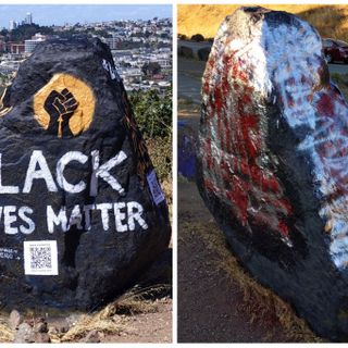 How a neighborhood battle started over painting ‘Black Lives Matter’ on SF’s Bernal rock