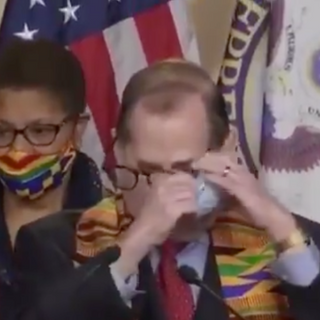 This Video of Rep. Nadler Getting His Glasses Tangled in His Mask is Just… Perfect