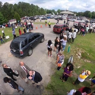 Memorial service for George Floyd held in Raeford, NC :: WRAL.com