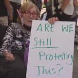 99-year-old in Westlake organizes protest against police brutality with her nursing home's help