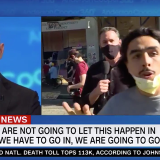 CNN Insists Seattle 'Peaceful' As Man Tries to Destroy Shot