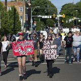 Protests in Trump country test his hold in rural white areas