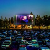 Drive-in movies at the San Mateo County Event Center