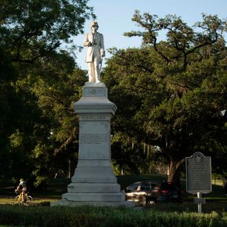 Dowling statue will go into storage, not historic site — for now