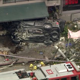 Witnesses: Speeding SUV hit scooter before slamming into restaurant in fatal Silver Lake crash