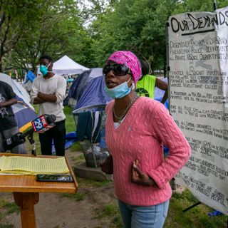 Homeless in new Parkway encampment in danger of coronavirus, and being used like ‘pawns’ by activists, advocate charges