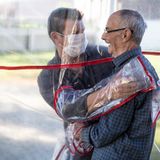 Brazilian care home creates 'hug tunnel' so loved ones can embrace elderly relatives | CNN