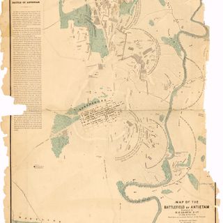 Forgotten Civil War map shows Antietam as a cemetery